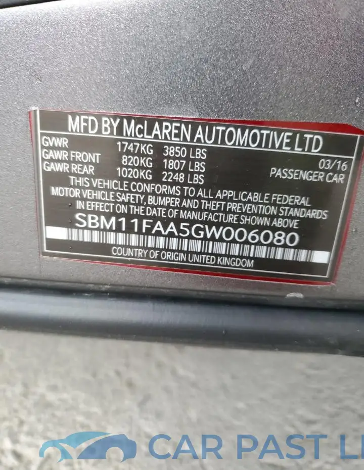 SBM11FAA5GW006080# 13
