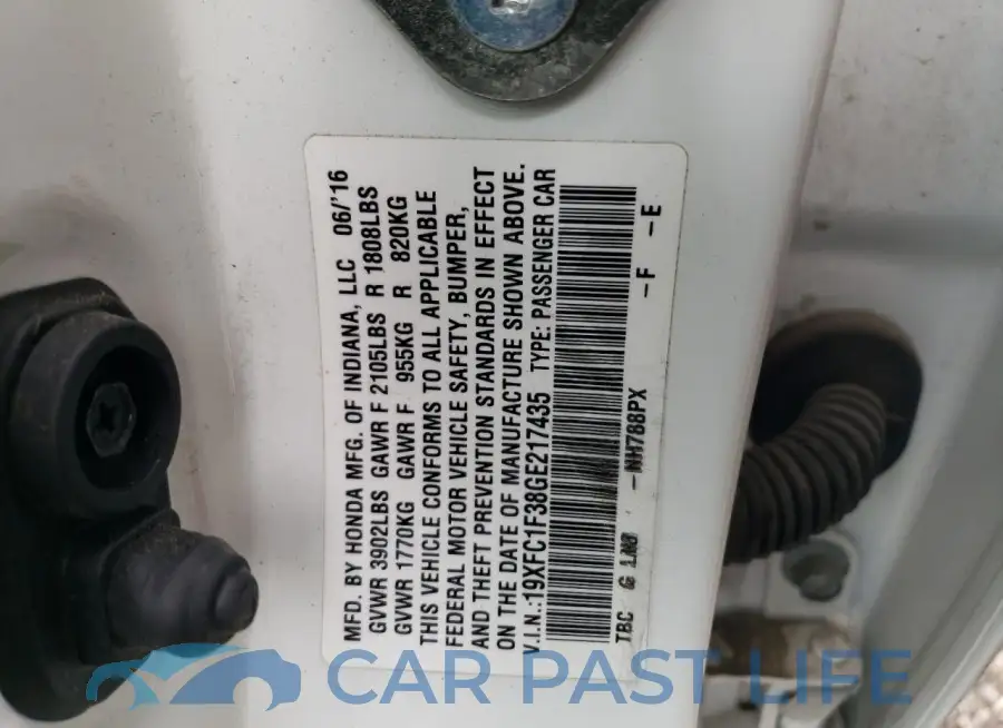 19XFC1F38GE217435# 12