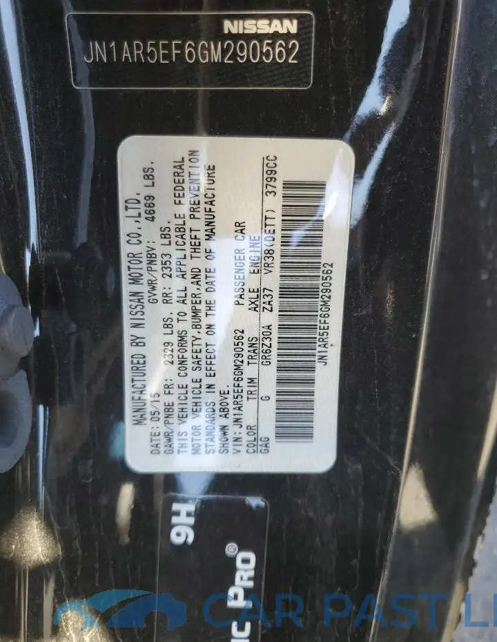 JN1AR5EF6GM290562# 12