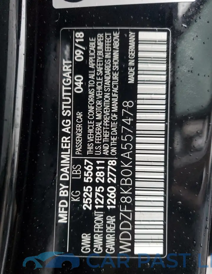 WDDZF8KB0KA557478# 12