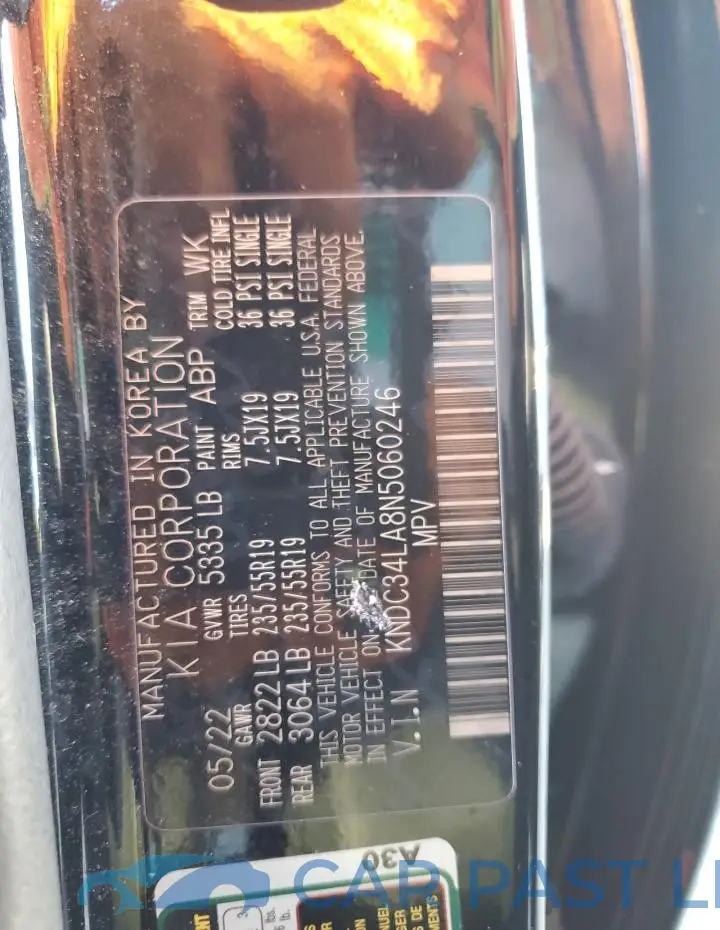 KNDC34LA8N5060246# 12