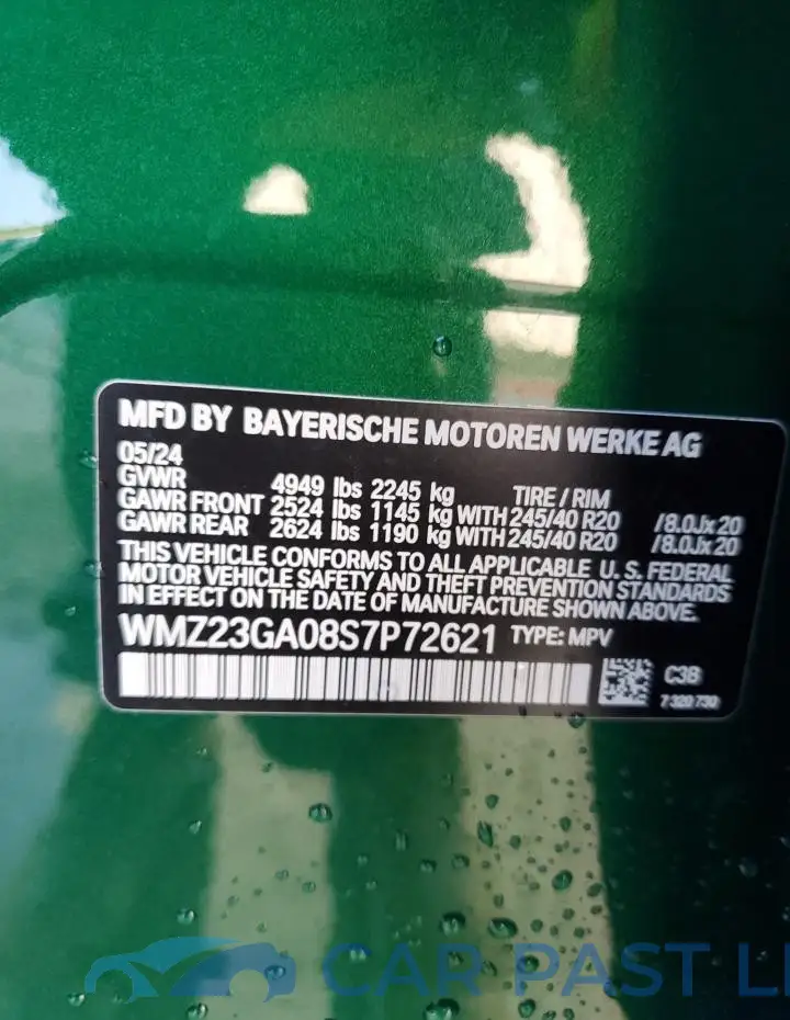 WMZ23GA08S7P72621# 13