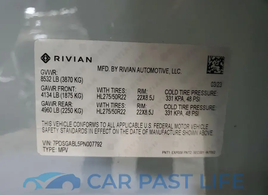 7PDSGABL5PN007792# 13