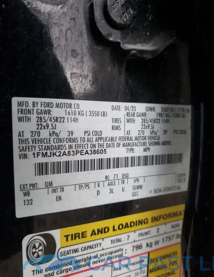 1FMJK2A83PEA38605# 14