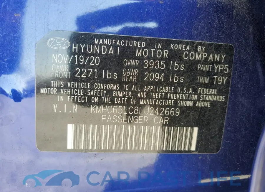 KMHC65LC8LU242669# 13
