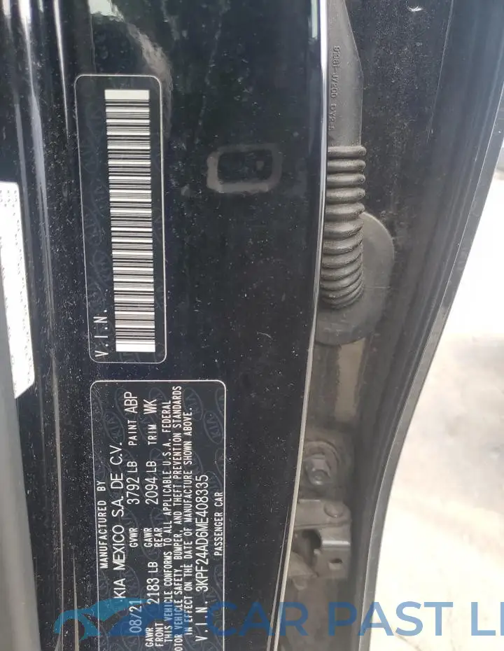 3KPF24AD6ME408335# 13
