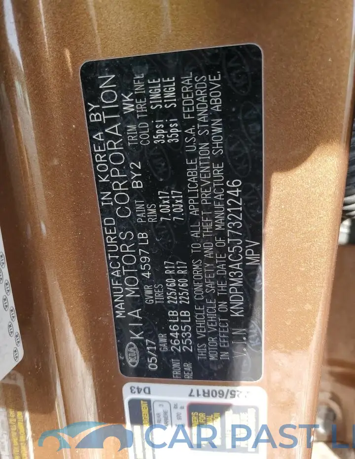 KNDPM3AC5J7321246# 13