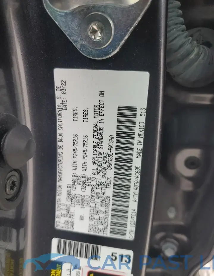 3TMAZ5CN1NM180320# 12