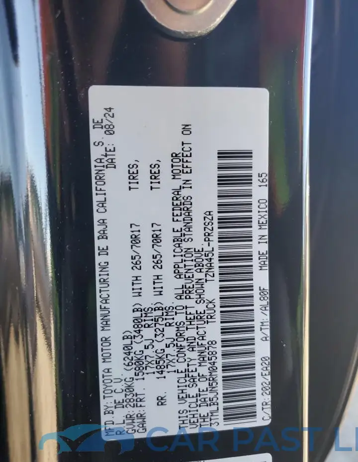 3TMLB5JN5RM045878# 12