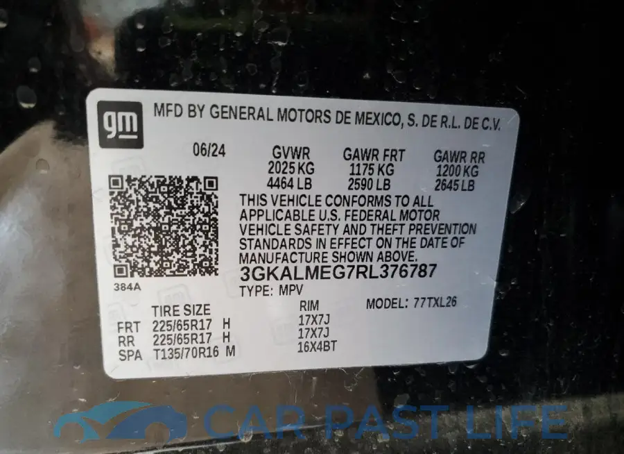 3GKALMEG7RL376787# 13