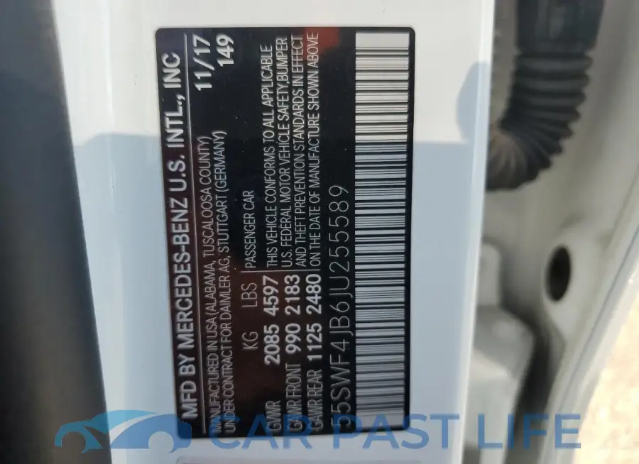 55SWF4JB6JU255589# 12