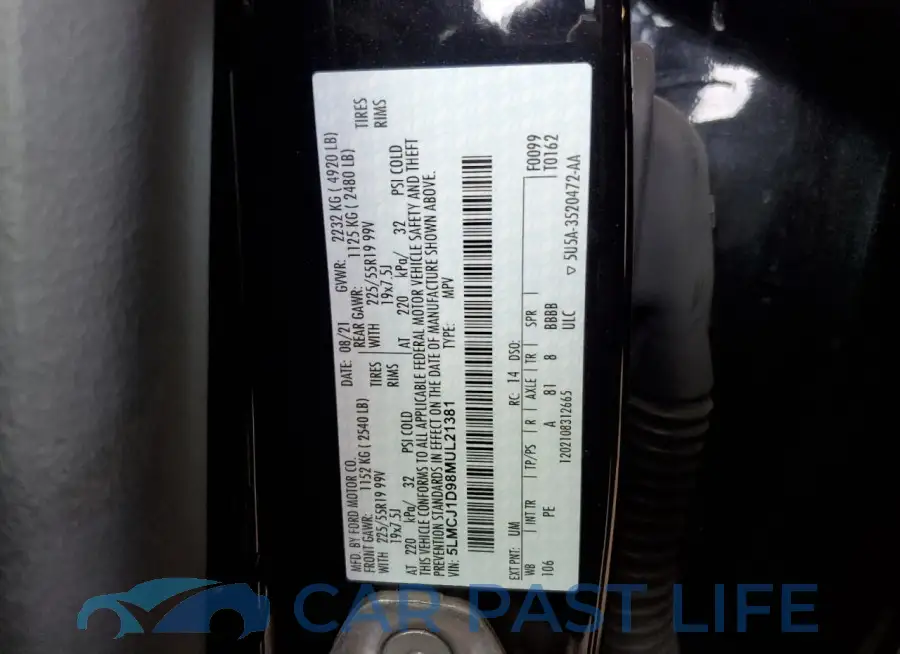 5LMCJ1D98MUL21381# 14
