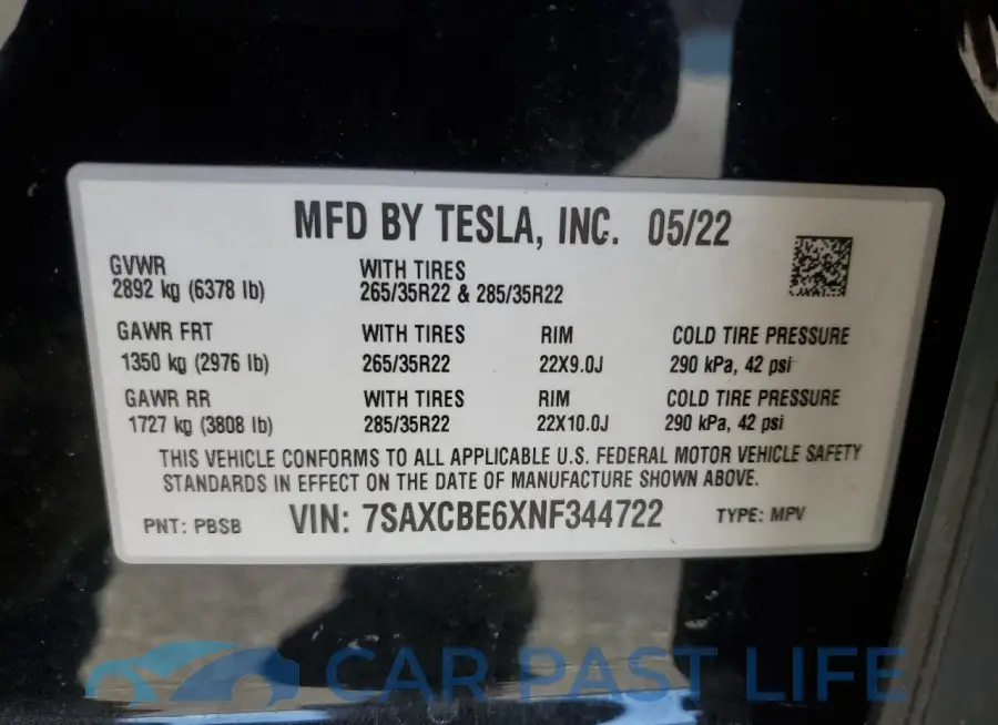 7SAXCBE6XNF344722# 13