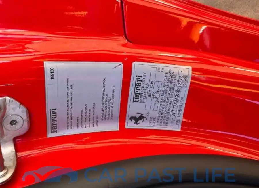 ZFF77XJA9G0212773# 10