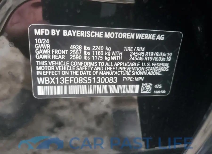 WBX13EF08S5130083# 13