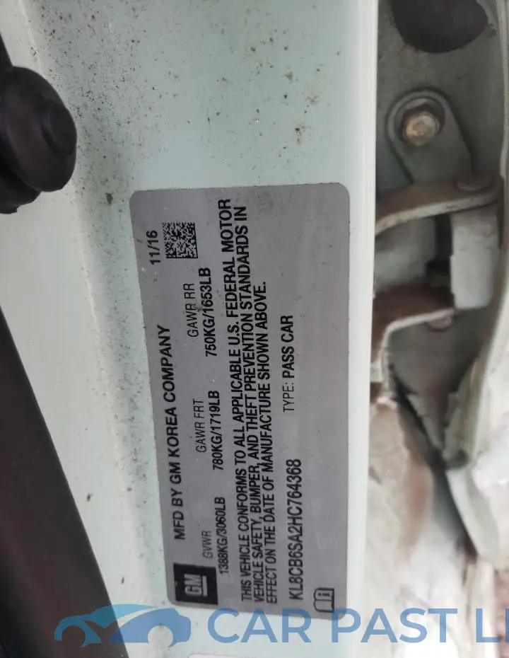 KL8CB6SA2HC764368# 13