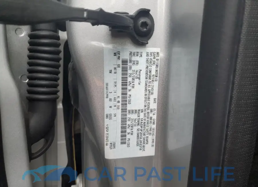 1FADP3F20GL262218# 12