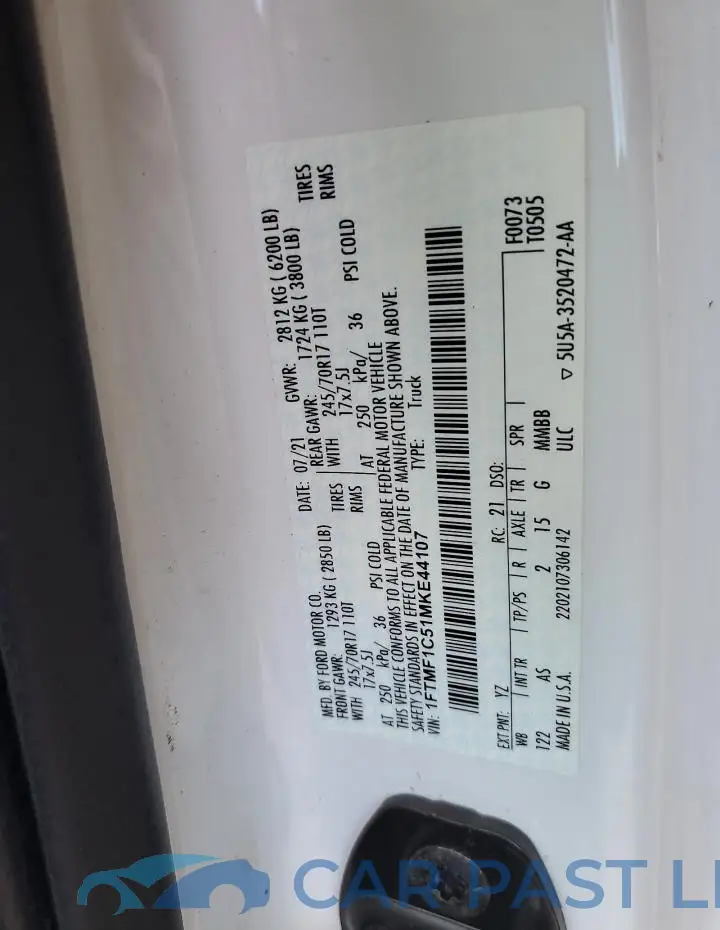 1FTMF1C51MKE44107# 12