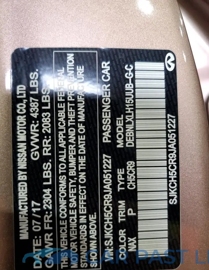 SJKCH5CR9JA051227# 13