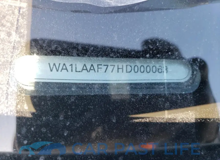 WA1LAAF77HD000063# 13