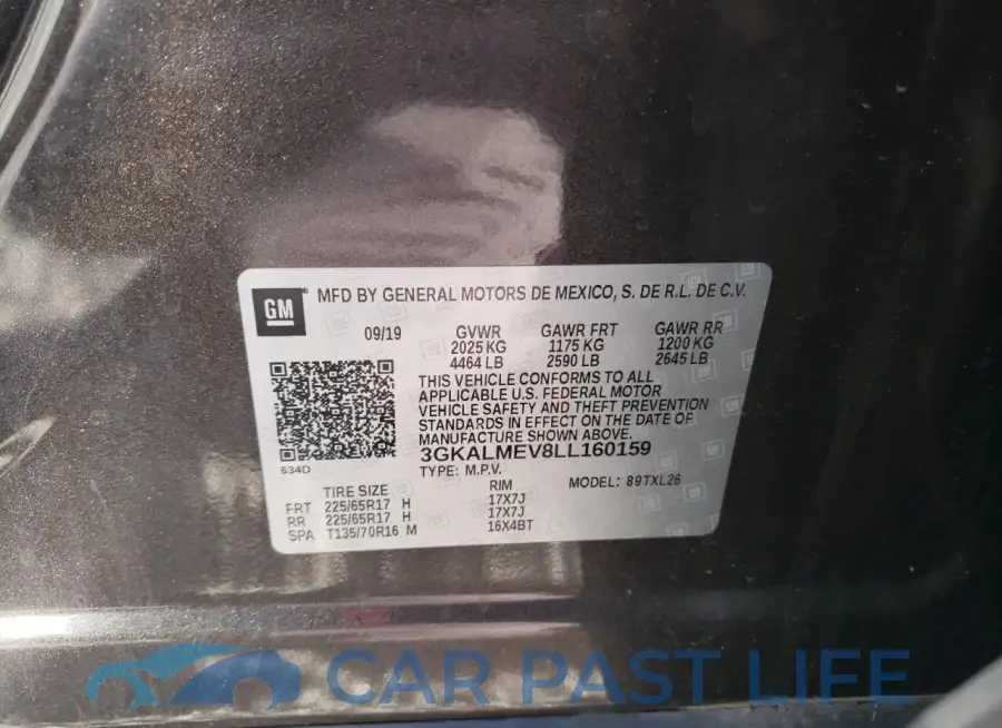 3GKALMEV8LL160159# 13