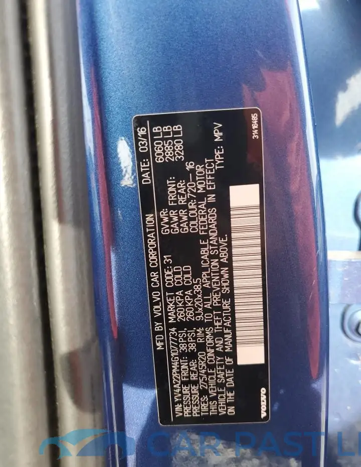 YV4A22PM4G1077734# 13