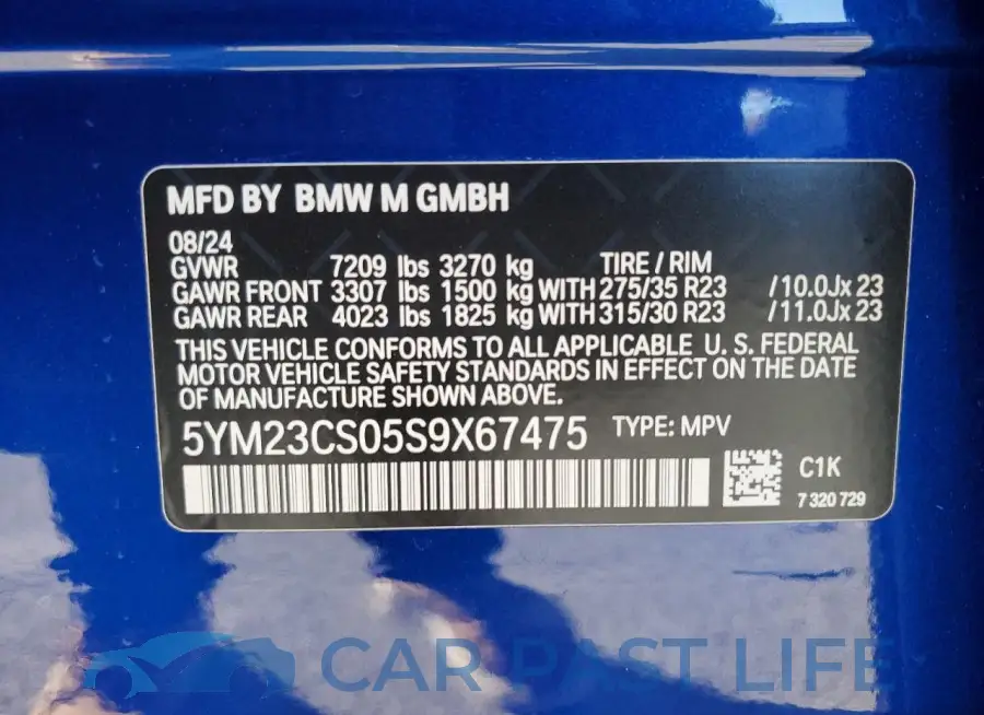 5YM23CS05S9X67475# 13