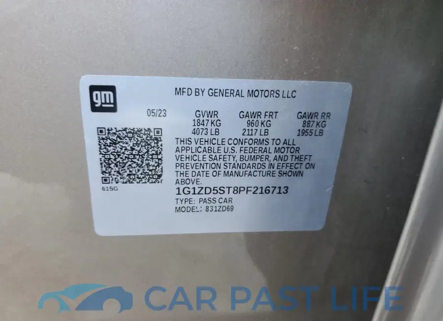 1G1ZD5ST8PF216713# 12