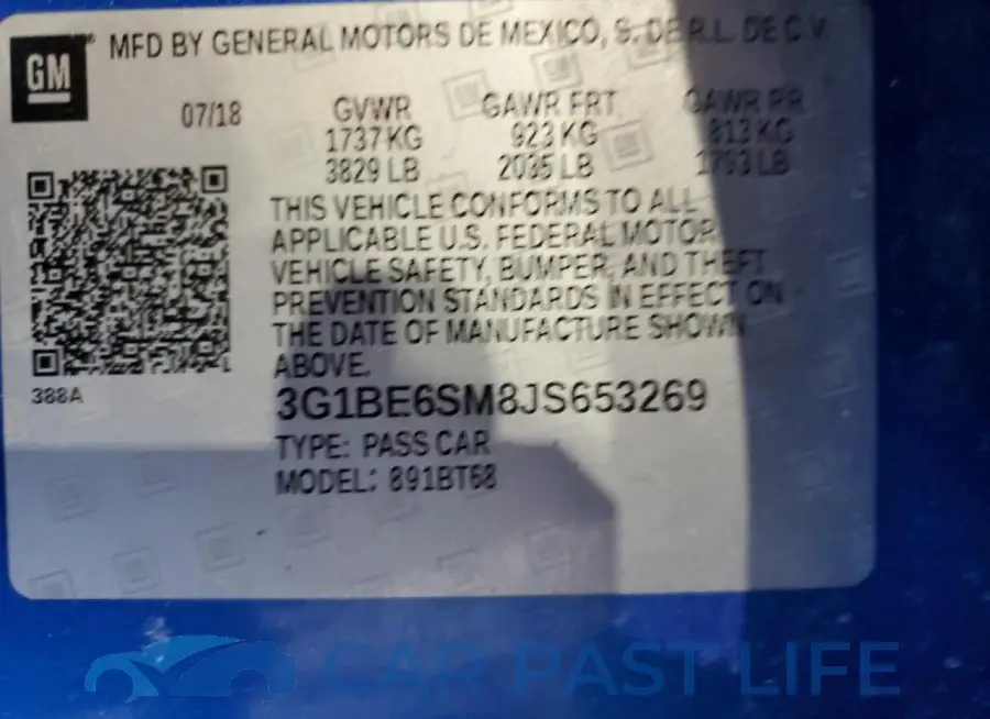 3G1BE6SM8JS653269# 12