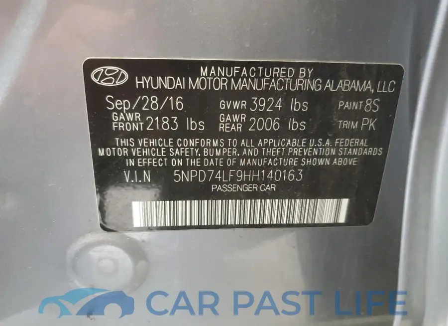 5NPD74LF9HH140163# 13