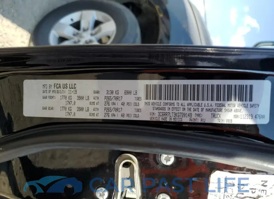 3C6RR7LT3KG720149# 12