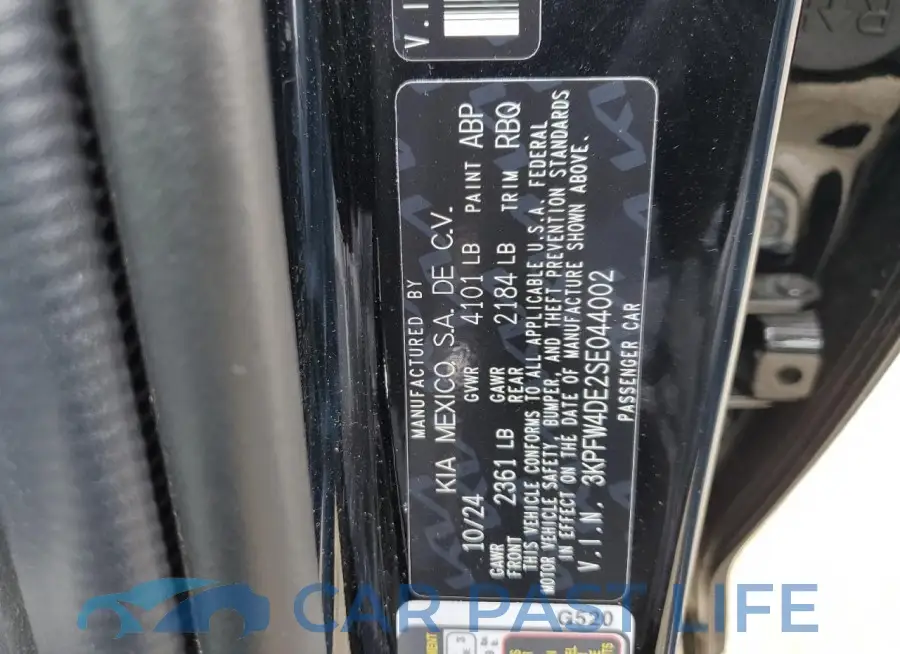 3KPFW4DE2SE044002# 13
