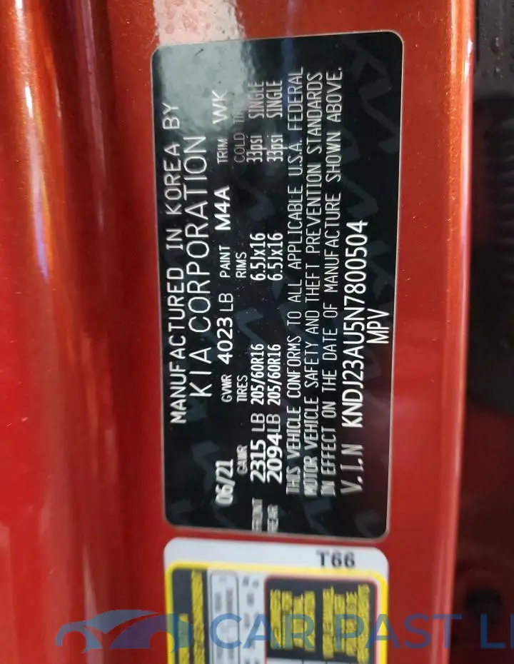 KNDJ23AU5N7800504# 13