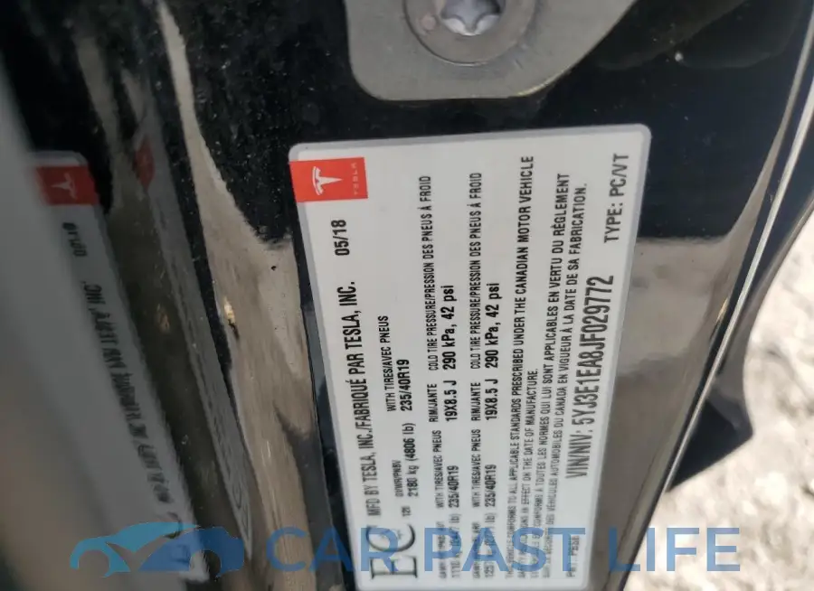 5YJ3E1EA8JF029772# 12