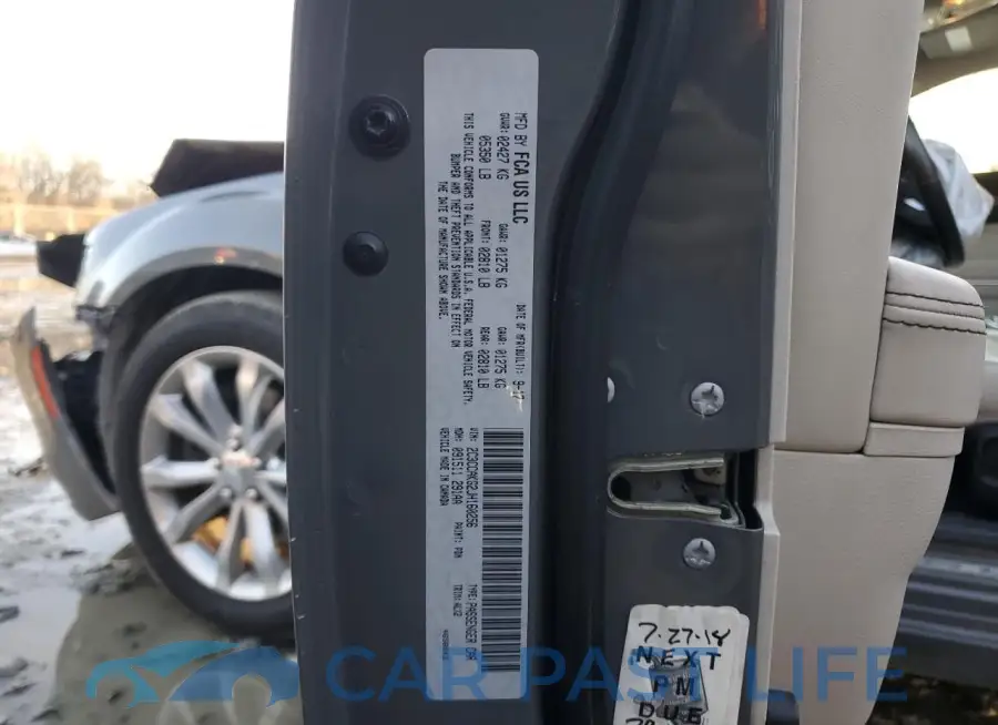 2C3CCAKG2JH160256# 12