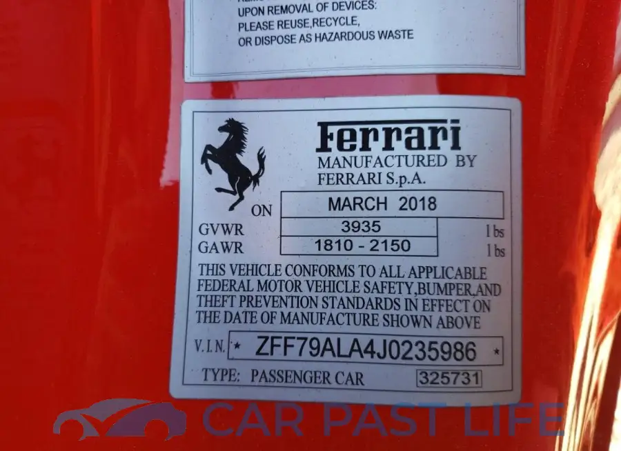 ZFF79ALA4J0235986# 12