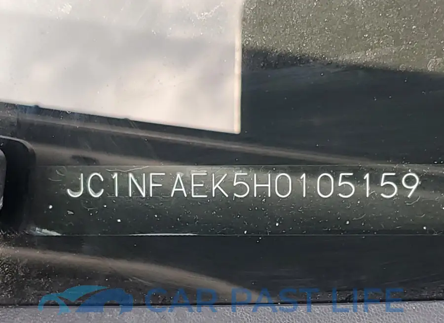 JC1NFAEK5H0105159# 12