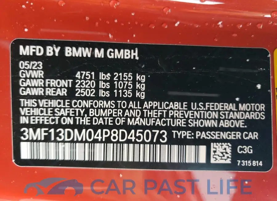 3MF13DM04P8D45073# 13