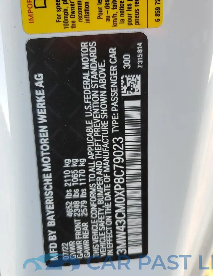 3MW43CM0XP8C79023# 12