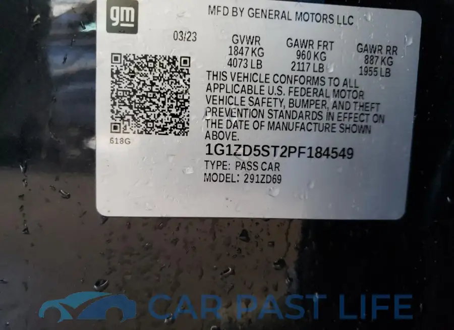 1G1ZD5ST2PF184549# 12