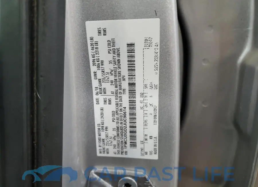 1FMCU0GD2JUC90614# 13