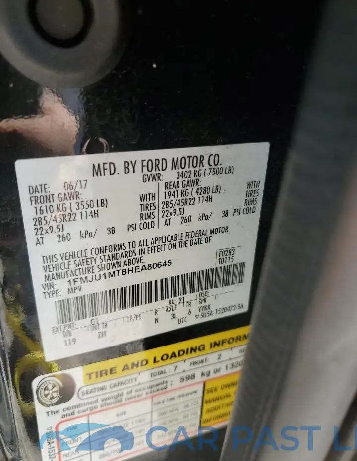 1FMJU1MT8HEA80645# 14