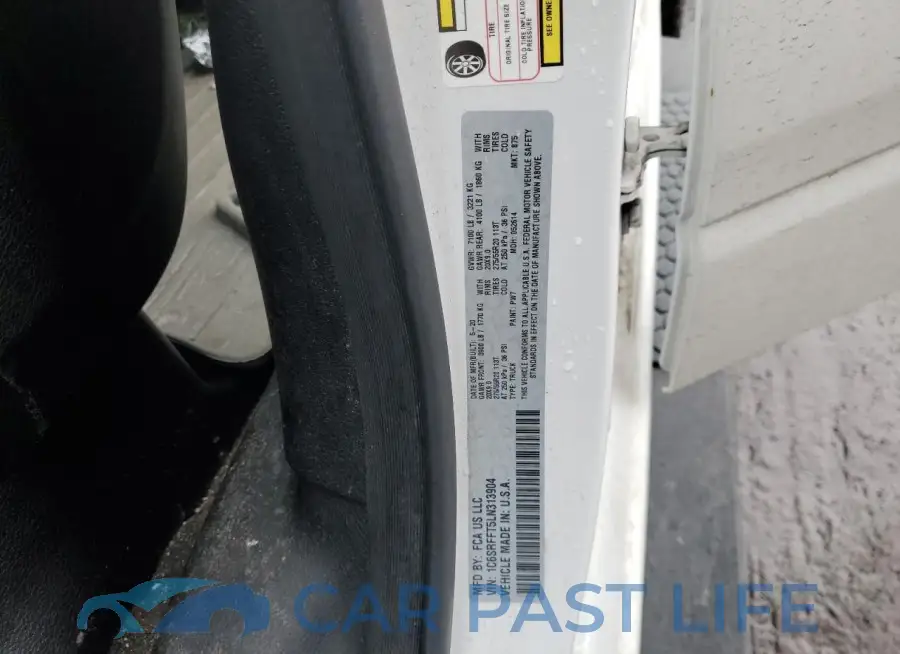 1C6SRFFT5LN313904# 12