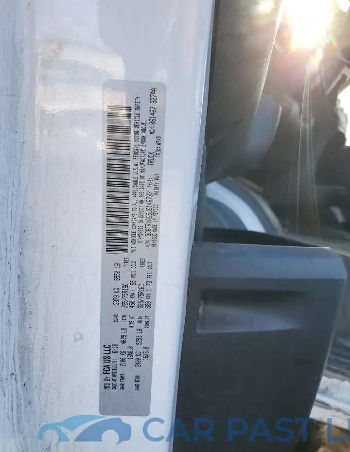 3C6TRVAG6JE146737# 13