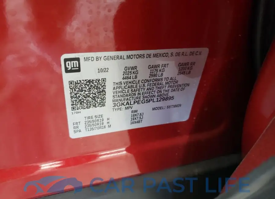 3GKALPEG5PL129895# 13
