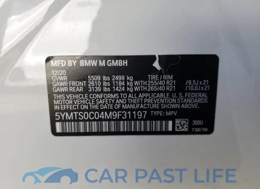 5YMTS0C04M9F31197# 13