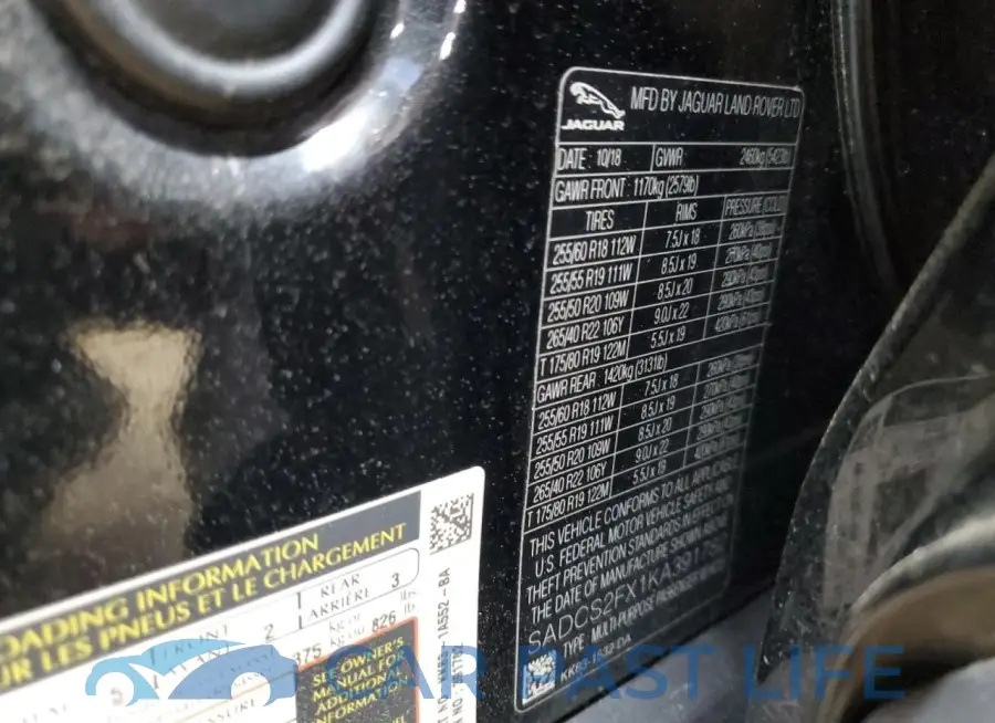 SADCS2FX1KA391782# 13