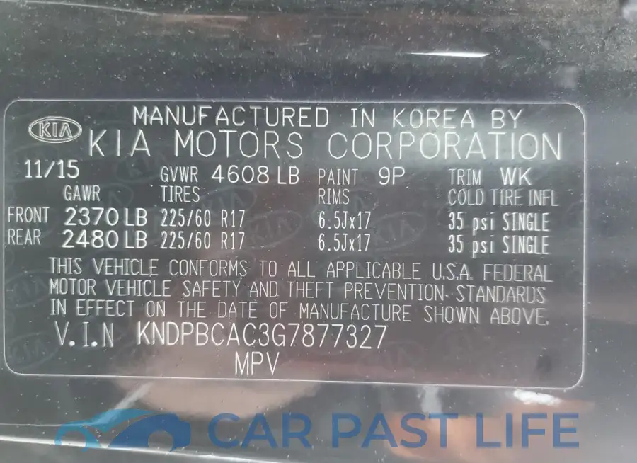 KNDPBCAC3G7877327# 13