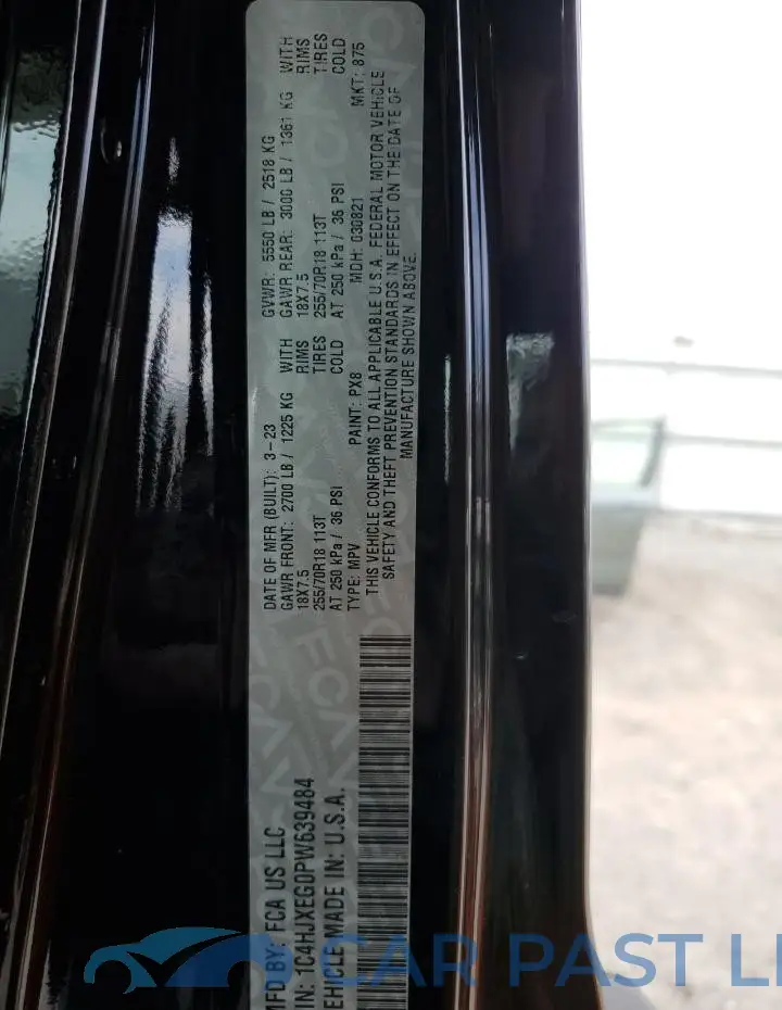 1C4HJXEG0PW639484# 14