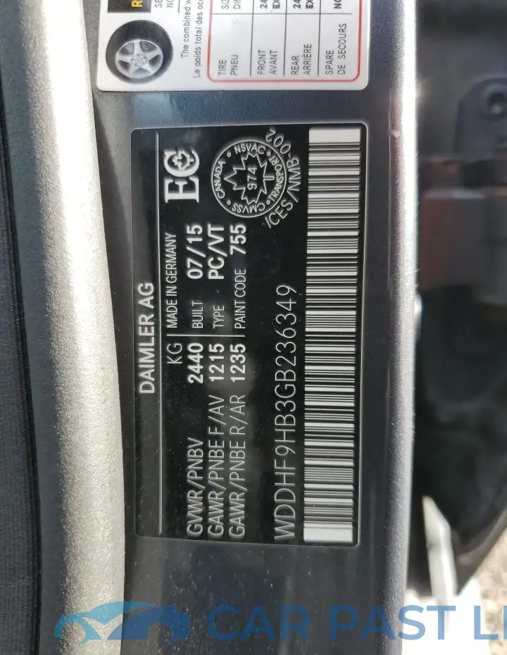 WDDHF9HB3GB236349# 13